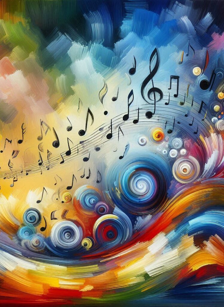 Artistic image colour of music (1)