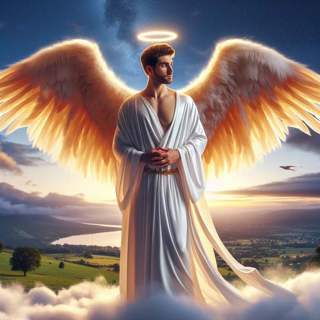Evening Male Angel