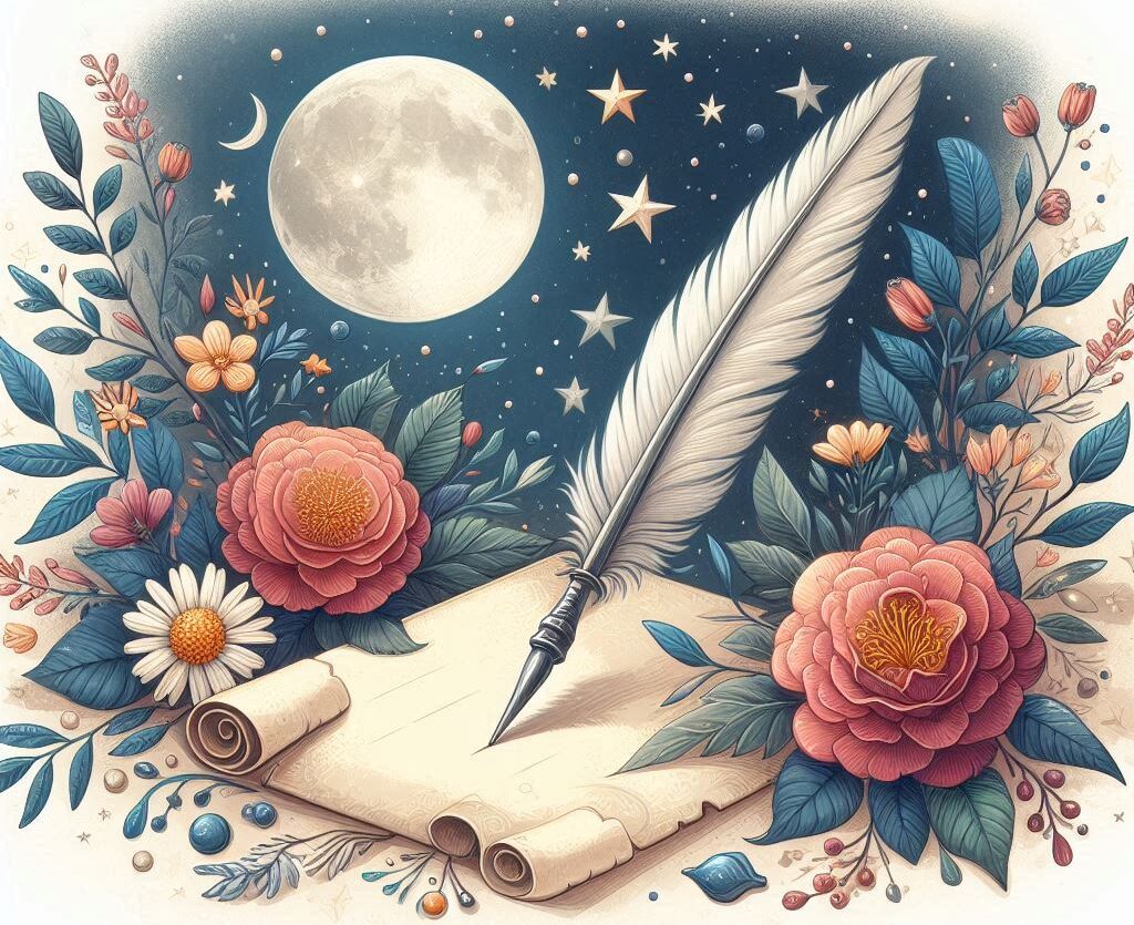 Poetic banner image for poetry site