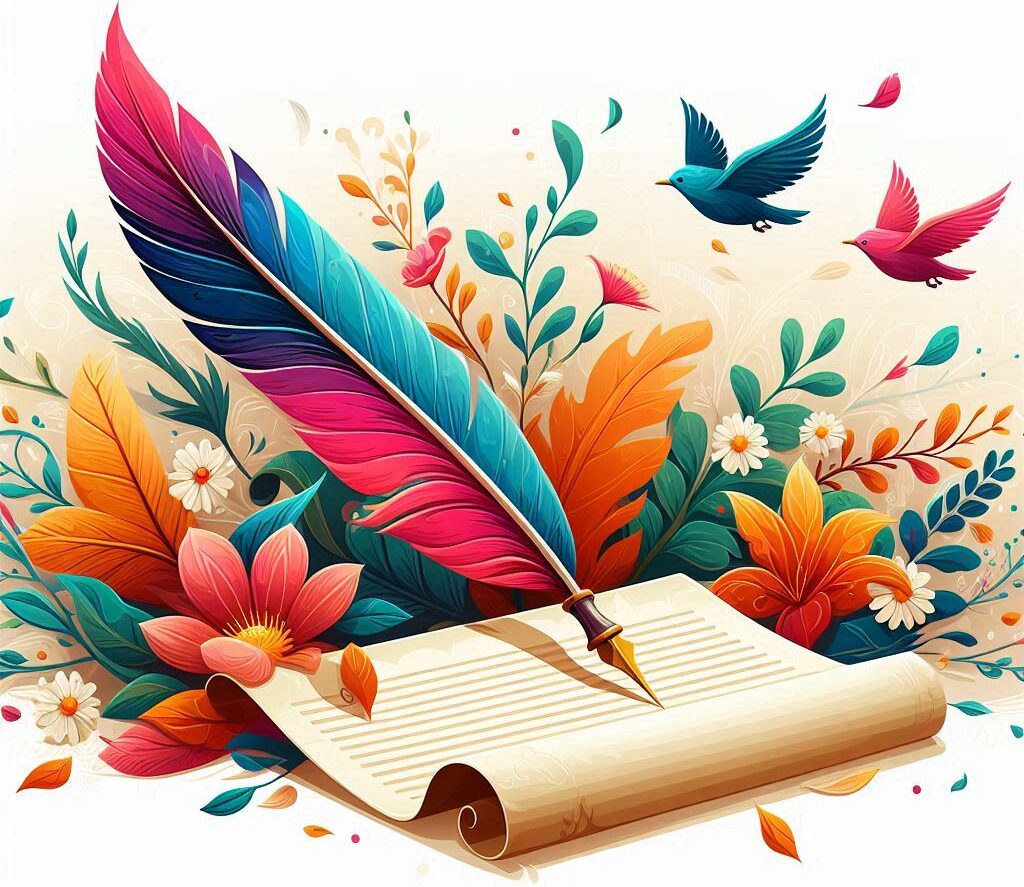 artistic banner image for a poem site