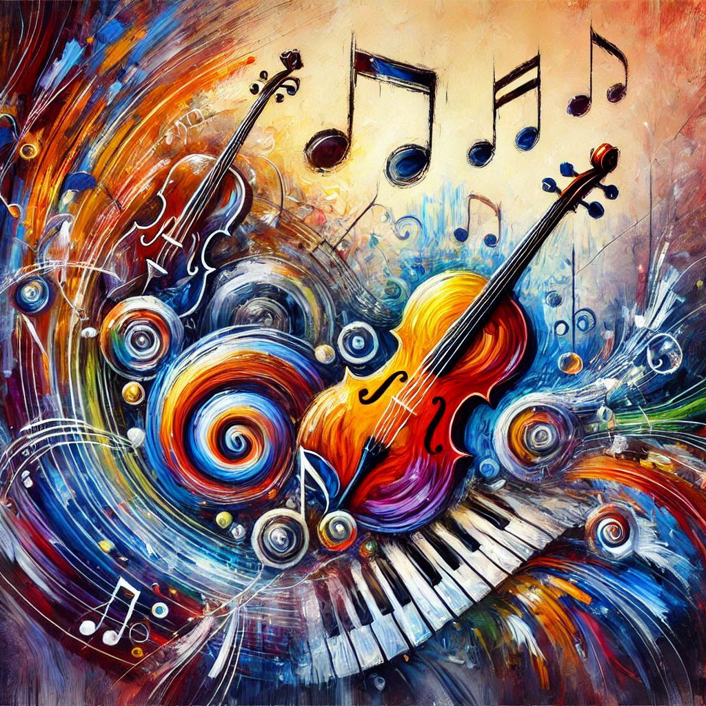 artistic image for poen colours of music