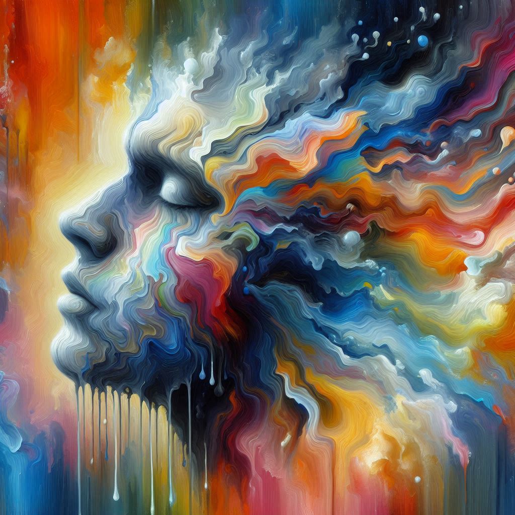 artistic image of pain