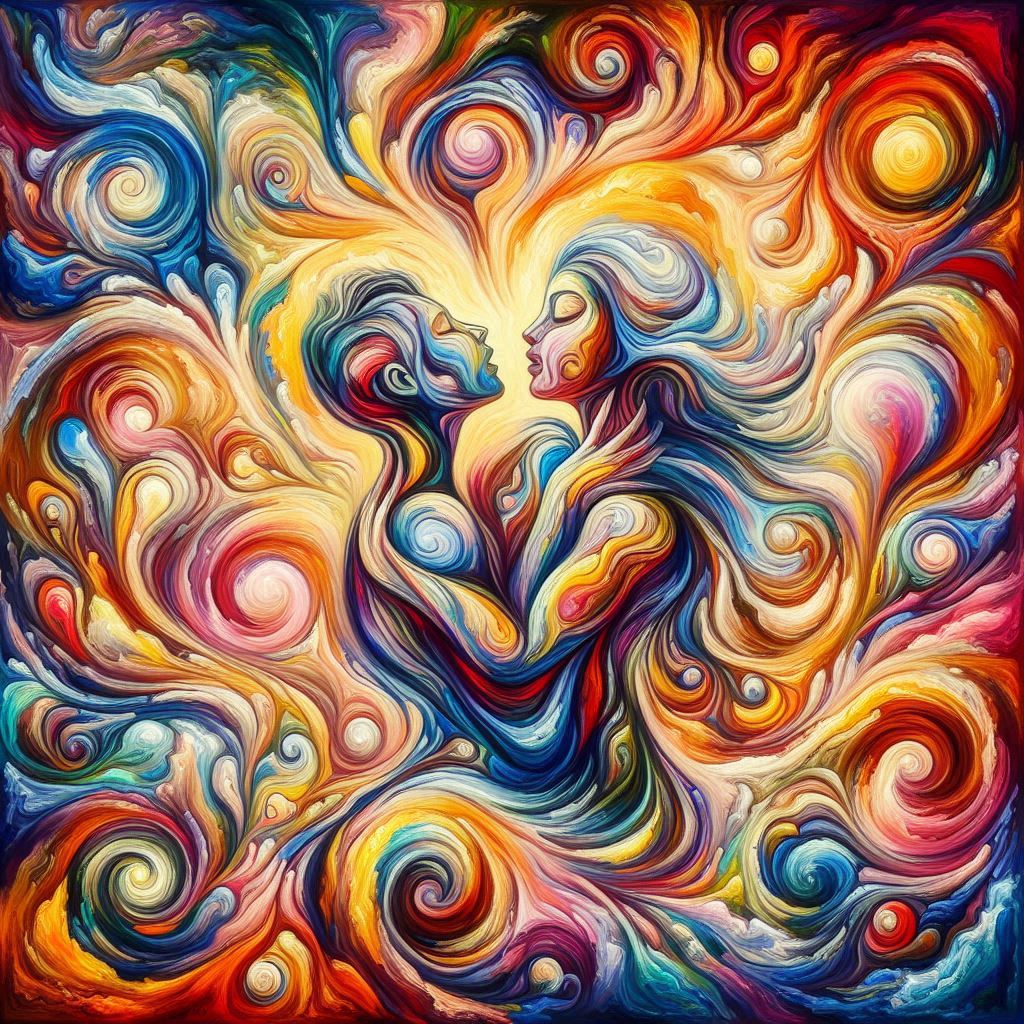 artistic image of stolen love